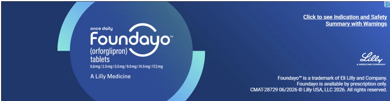 Placeholder advertisement, healthcare brand